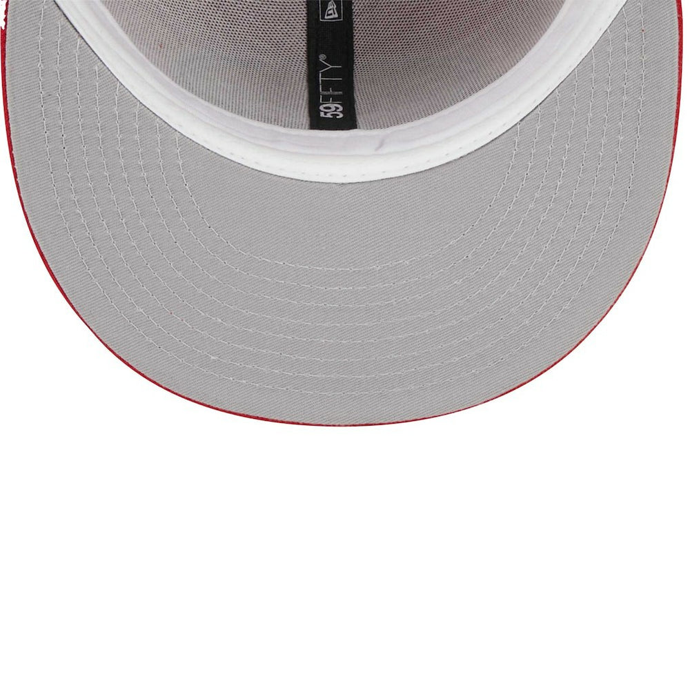 San Francisco 49ers New Era Youth Main 59FIFTY Fitted Hat Scarlet | NFL