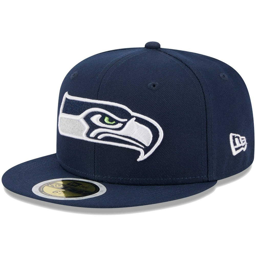 Seattle Seahawks New Era Youth Main 59FIFTY Fitted Hat College Navy | NFL