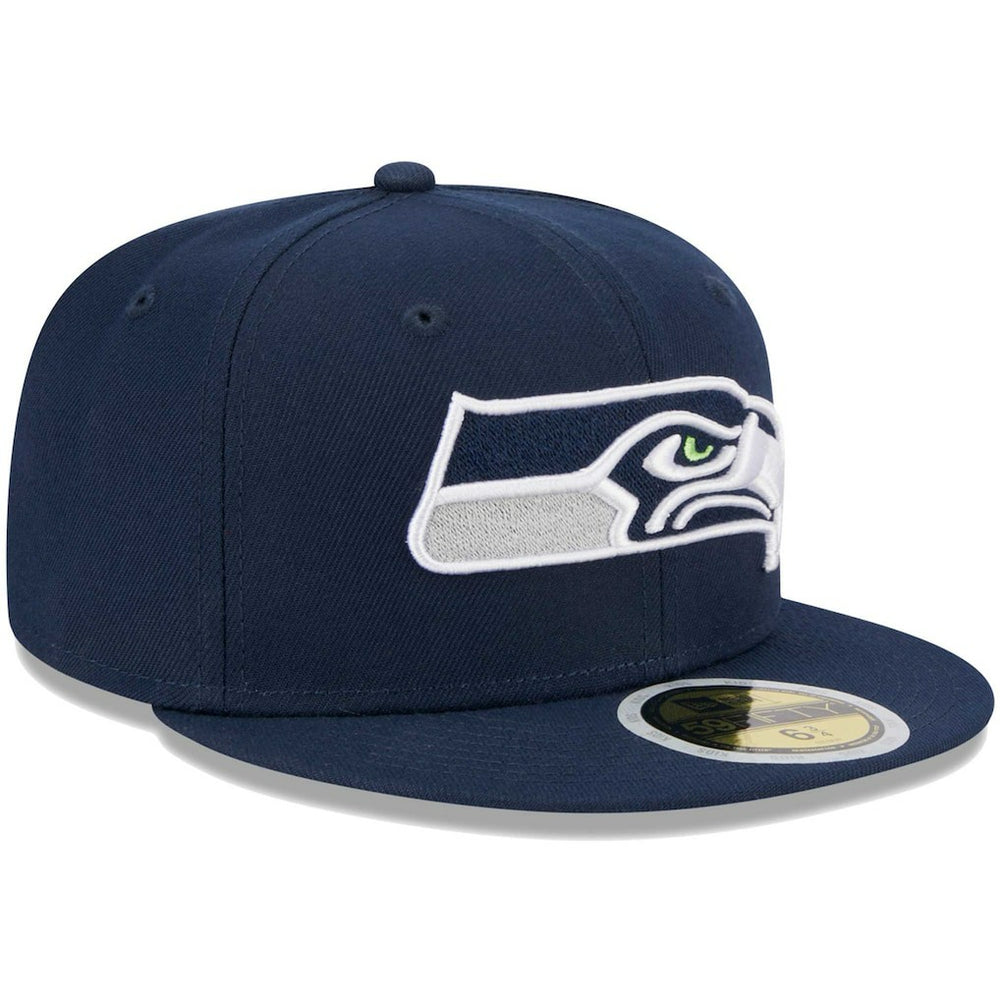 Seattle Seahawks New Era Youth Main 59FIFTY Fitted Hat College Navy | NFL