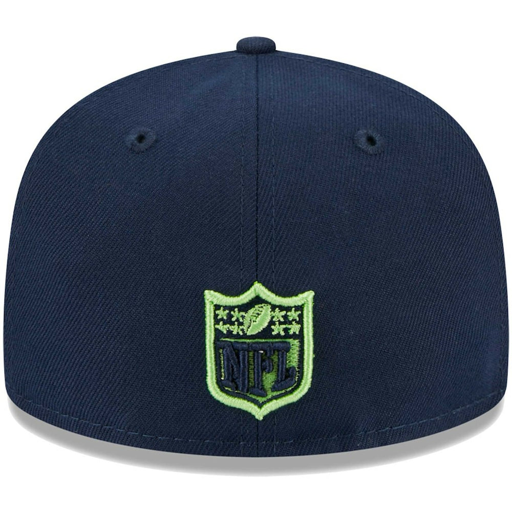 Seattle Seahawks New Era Youth Main 59FIFTY Fitted Hat College Navy | NFL