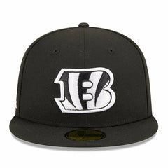 Cincinnati Bengals New Era Main Patch 59FIFTY Fitted Hat Black | NFL
