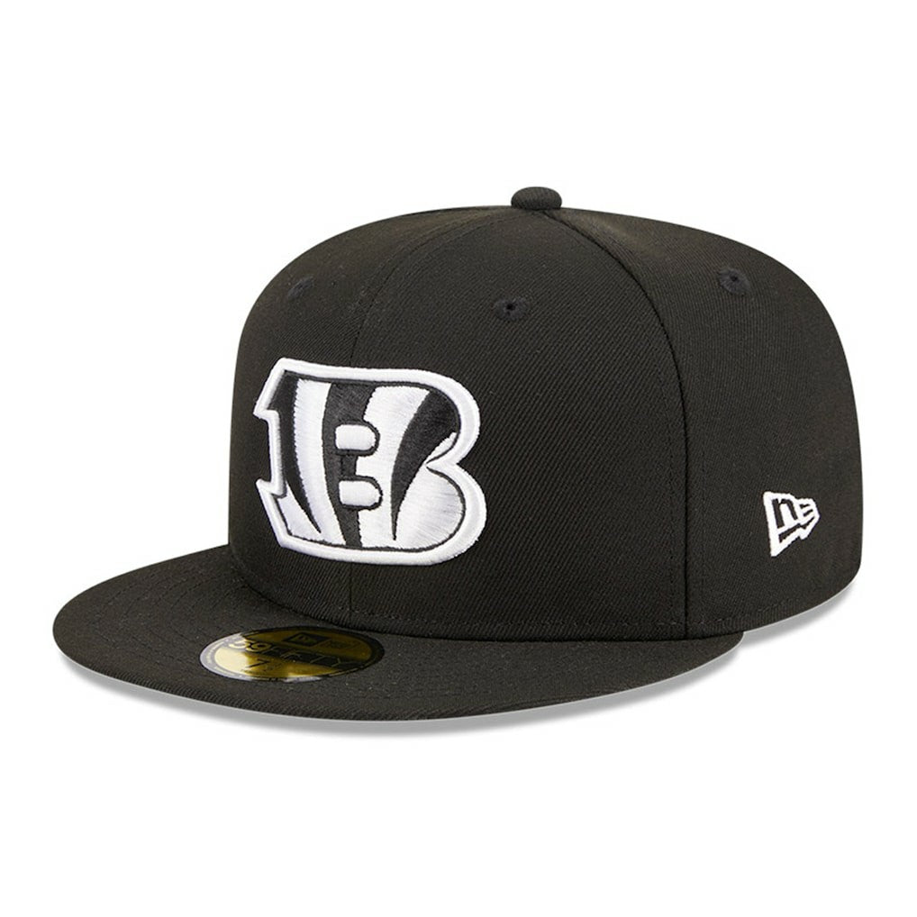 Cincinnati Bengals New Era Main Patch 59FIFTY Fitted Hat Black | NFL