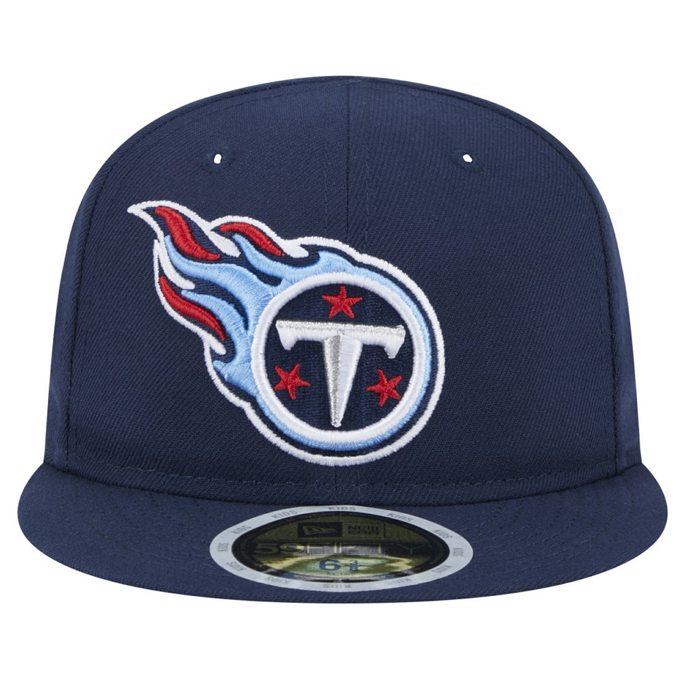 Tennessee Titans New Era Main 59FIFTY Fitted Hat Navy | NFL
