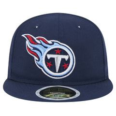 Tennessee Titans New Era Main 59FIFTY Fitted Hat Navy | NFL