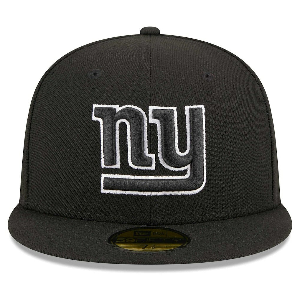 New York Giants New Era Main Patch 59FIFTY Fitted Hat Black | NFL