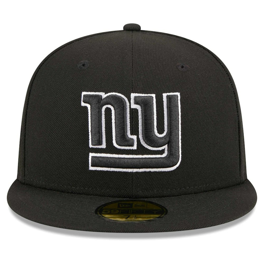 New York Giants New Era Main Patch 59FIFTY Fitted Hat Black | NFL