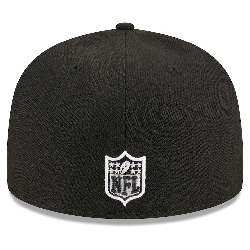 New York Giants New Era Main Patch 59FIFTY Fitted Hat Black | NFL