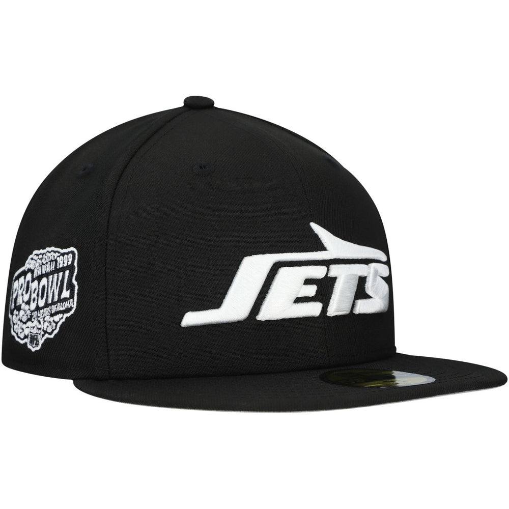 New York Jets New Era Main Patch 59FIFTY Fitted Hat Black | NFL