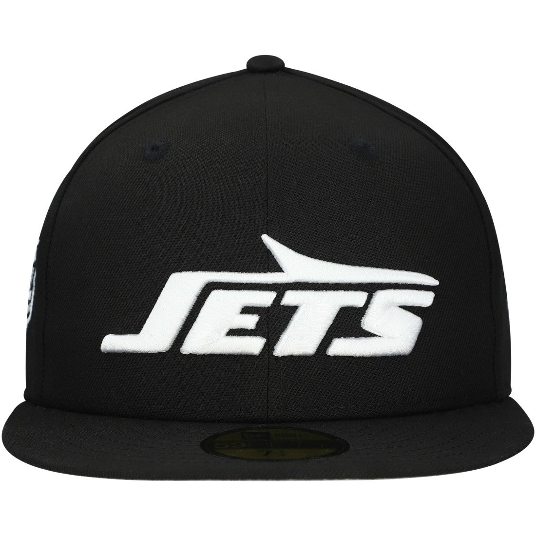 New York Jets New Era Main Patch 59FIFTY Fitted Hat Black | NFL