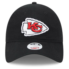 Kansas City Chiefs New Era Women's Main Core Classic 2.0 9TWENTY Adjustable Hat Black | NFL