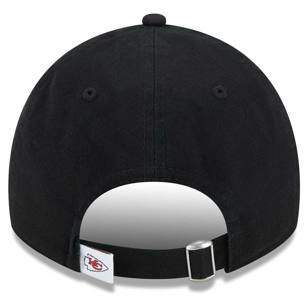 Kansas City Chiefs New Era Women's Main Core Classic 2.0 9TWENTY Adjustable Hat Black | NFL