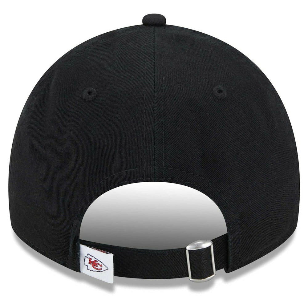 Kansas City Chiefs New Era Women's Main Core Classic 2.0 9TWENTY Adjustable Hat Black | NFL