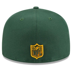 Green Bay Packers New Era Main Patch 59FIFTY Fitted Hat Green | NFL