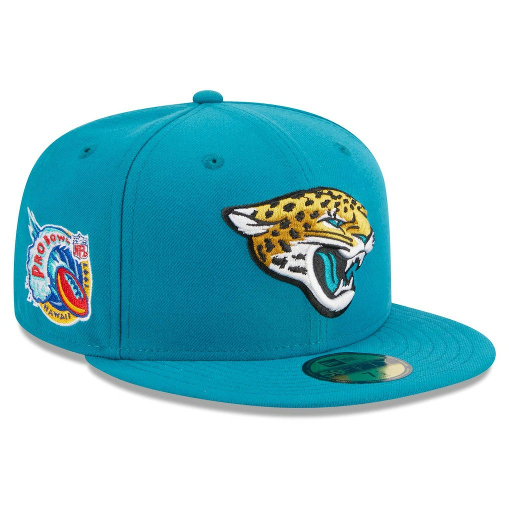 Jacksonville Jaguars New Era Main Patch 59FIFTY Fitted Hat Teal | NFL