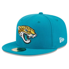 Jacksonville Jaguars New Era Main Patch 59FIFTY Fitted Hat Teal | NFL