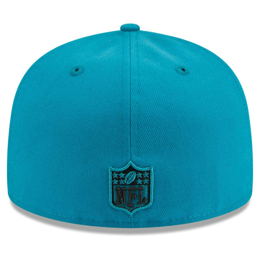 Jacksonville Jaguars New Era Main Patch 59FIFTY Fitted Hat Teal | NFL