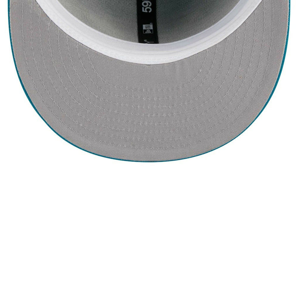 Jacksonville Jaguars New Era Main Patch 59FIFTY Fitted Hat Teal | NFL