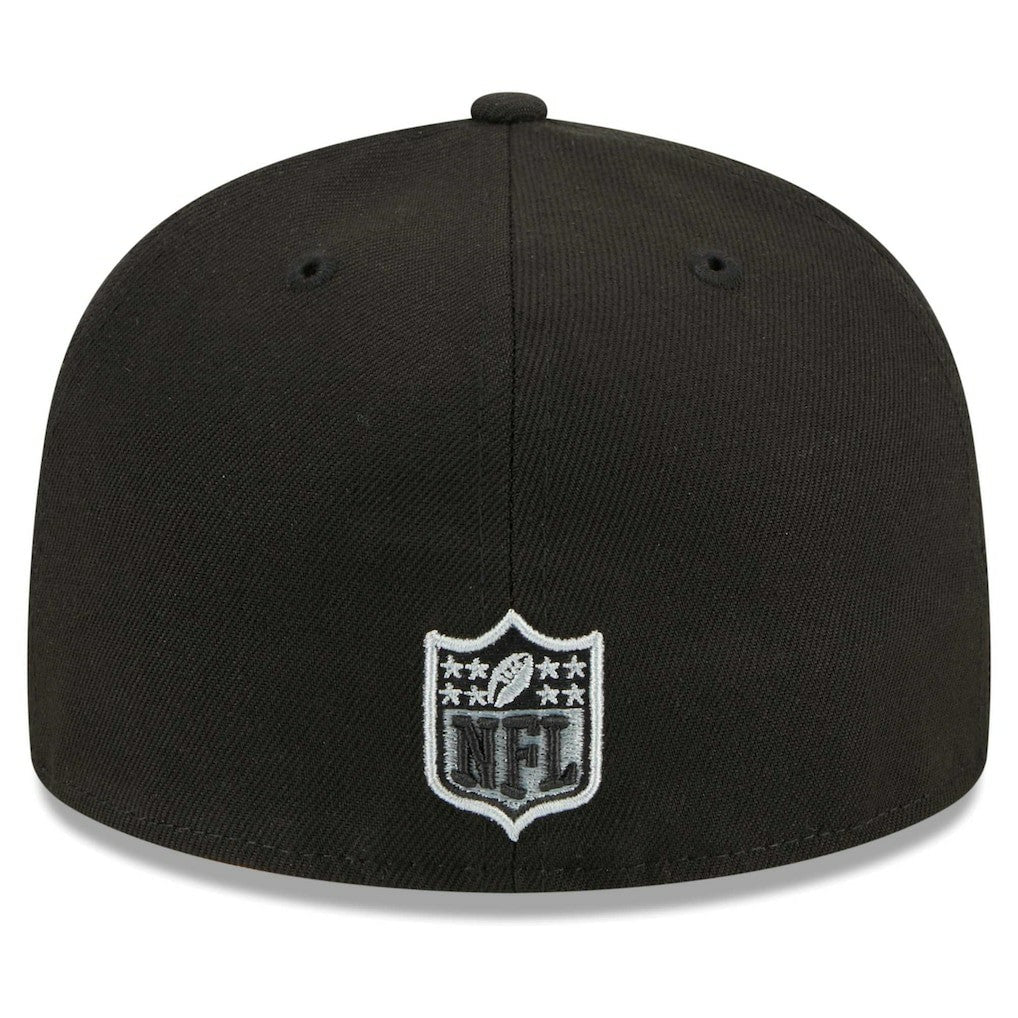 Las Vegas Raiders New Era Main Patch 59FIFTY Fitted Hat Black | NFL