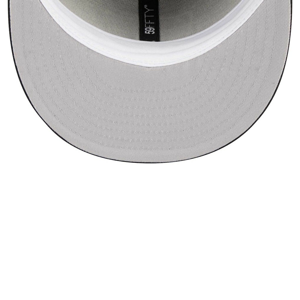 Las Vegas Raiders New Era Main Patch 59FIFTY Fitted Hat Black | NFL