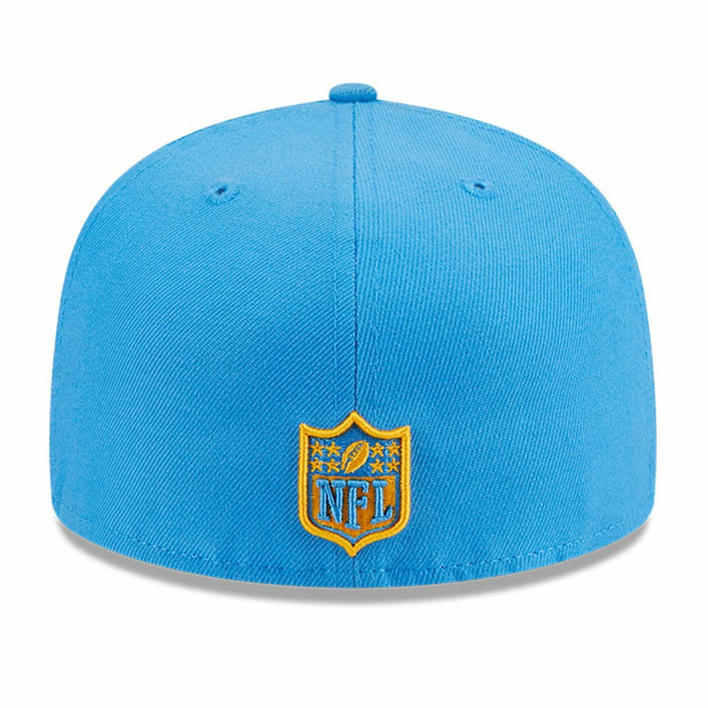 Los Angeles Chargers New Era Main Patch 59FIFTY Fitted Hat Powder Blue | NFL