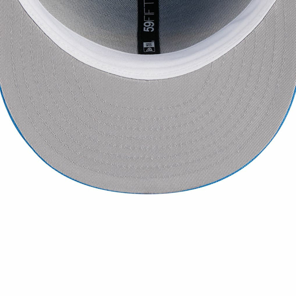 Los Angeles Chargers New Era Main Patch 59FIFTY Fitted Hat Powder Blue | NFL