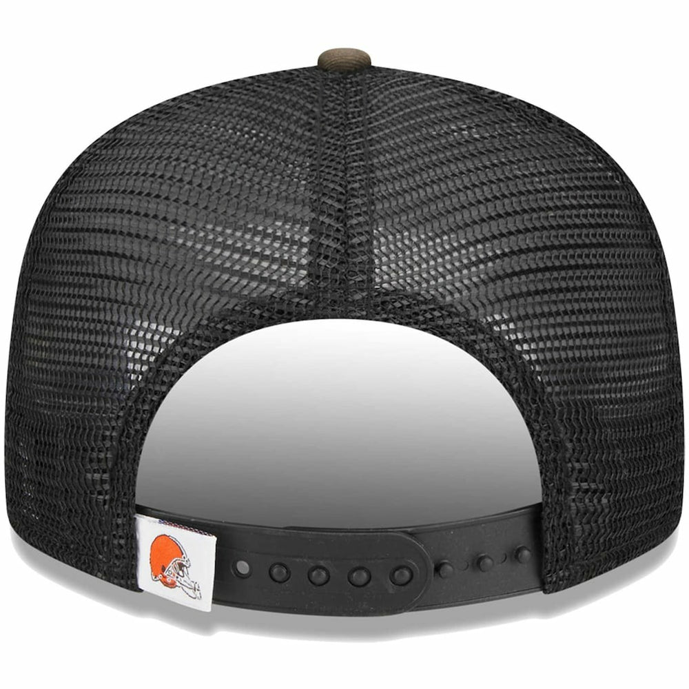 Cleveland Browns New Era Youth Main Trucker 9FIFTY Snapback Hat Camo | NFL
