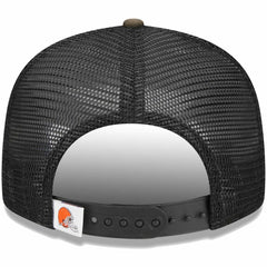 Cleveland Browns New Era Youth Main Trucker 9FIFTY Snapback Hat Camo | NFL