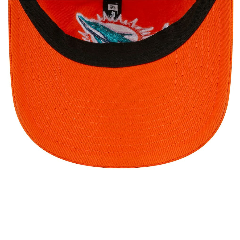 Miami Dolphins New Era Women's Main Core Classic 2.0 9TWENTY Adjustable Hat Orange | NFL