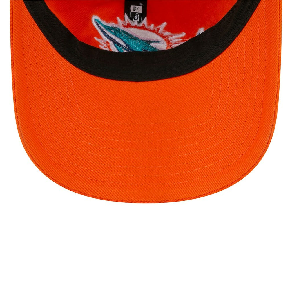 Miami Dolphins New Era Women's Main Core Classic 2.0 9TWENTY Adjustable Hat Orange | NFL