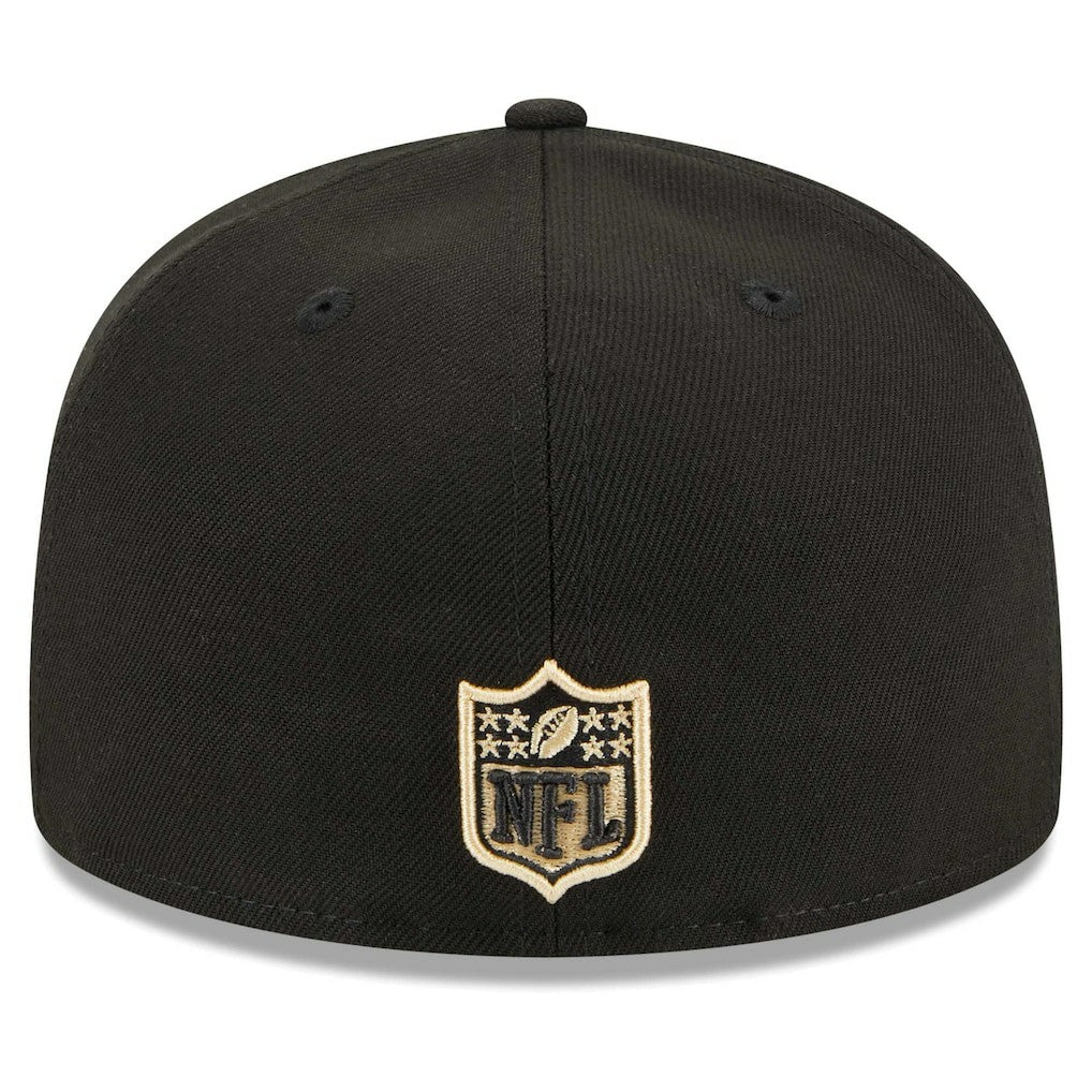 New Orleans Saints New Era Main Patch 59FIFTY Fitted Hat Black | NFL