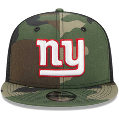 New York Giants New Era Youth Main Trucker 9FIFTY Snapback Hat Camo | NFL