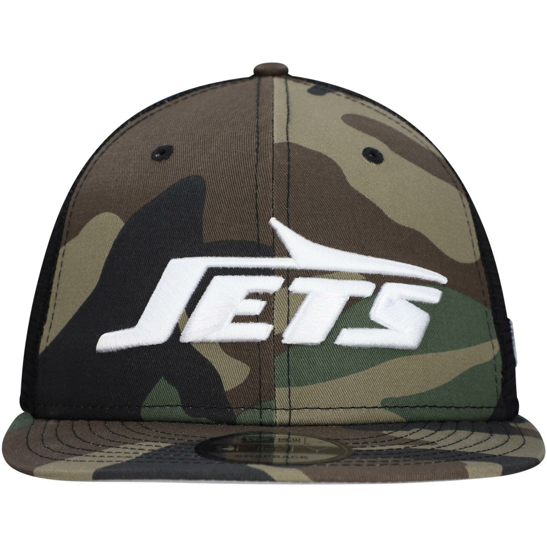 New York Jets New Era Youth Main Trucker 9FIFTY Snapback Hat Camo | NFL
