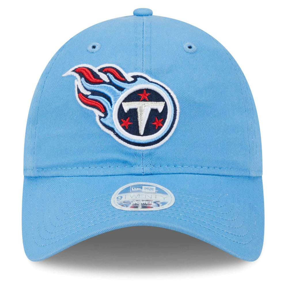 Tennessee Titans New Era Women's Main Core Classic 2.0 9TWENTY Adjustable Hat Light Blue | NFL