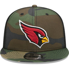 Arizona Cardinals New Era Main Trucker 9FIFTY Snapback Hat Camo | NFL