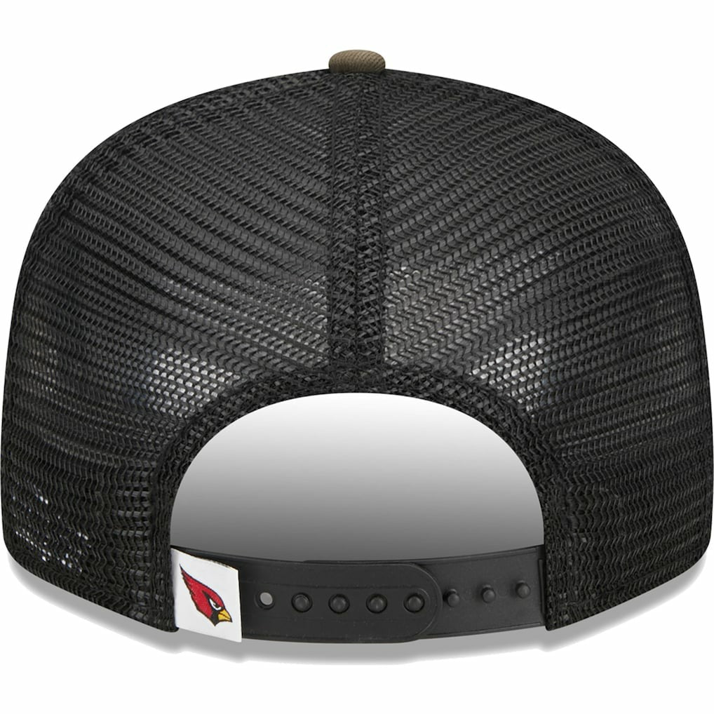 Arizona Cardinals New Era Main Trucker 9FIFTY Snapback Hat Camo | NFL