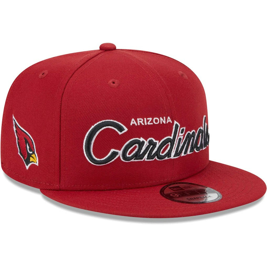 Arizona Cardinals New Era Main Script 9FIFTY Snapback Hat Cardinal | NFL