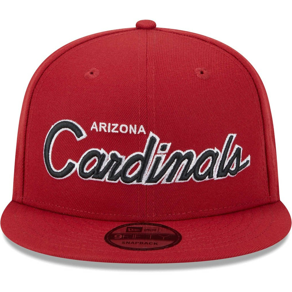 Arizona Cardinals New Era Main Script 9FIFTY Snapback Hat Cardinal | NFL
