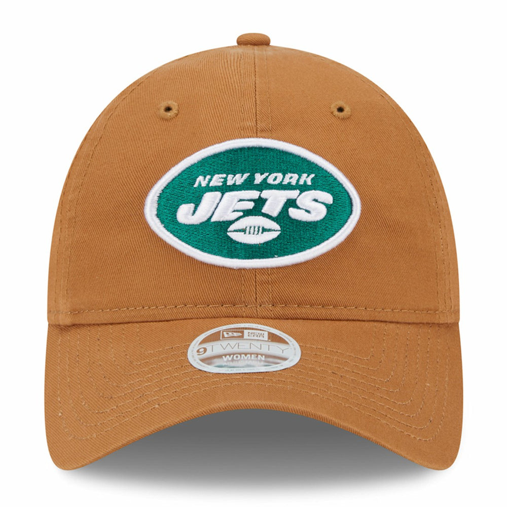 New York Jets New Era Women's Main Core Classic 2.0 9TWENTY Adjustable Hat Brown | NFL