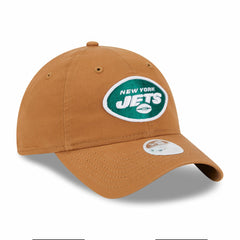 New York Jets New Era Women's Main Core Classic 2.0 9TWENTY Adjustable Hat Brown | NFL