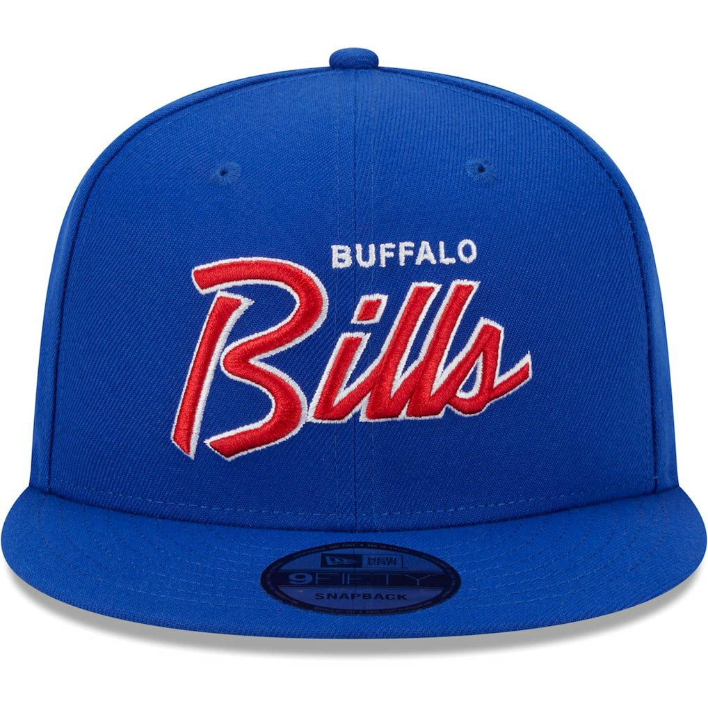 Buffalo Bills New Era Main Script 9FIFTY Snapback Hat Royal | NFL