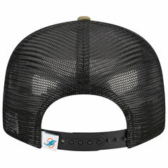 Miami Dolphins New Era Main Trucker 9FIFTY Snapback Hat Camo | NFL