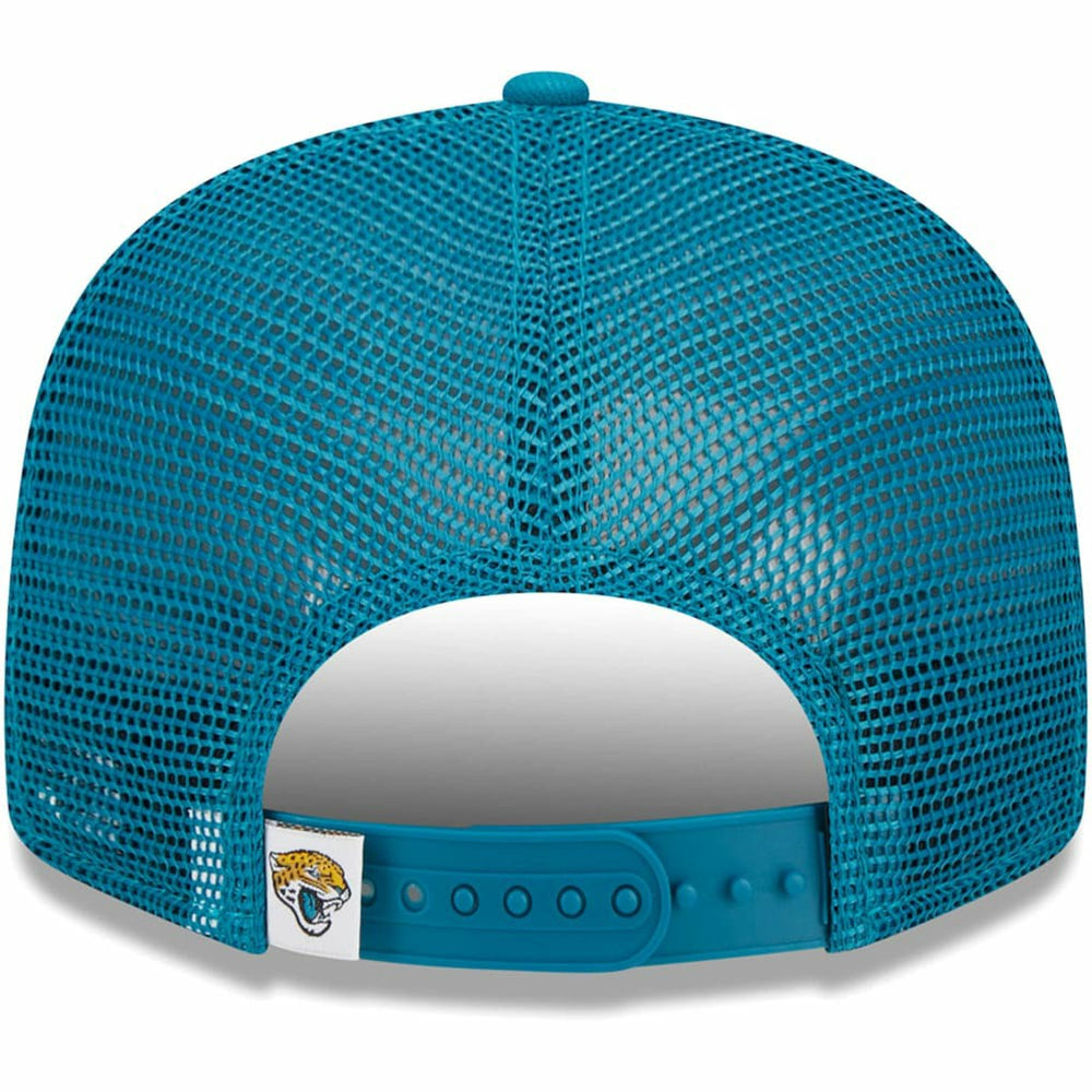Jacksonville Jaguars New Era Youth Main Trucker 9FIFTY Snapback Hat Teal | NFL