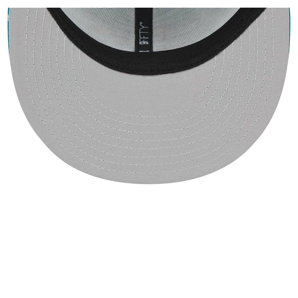 Jacksonville Jaguars New Era Youth Main Trucker 9FIFTY Snapback Hat Teal | NFL