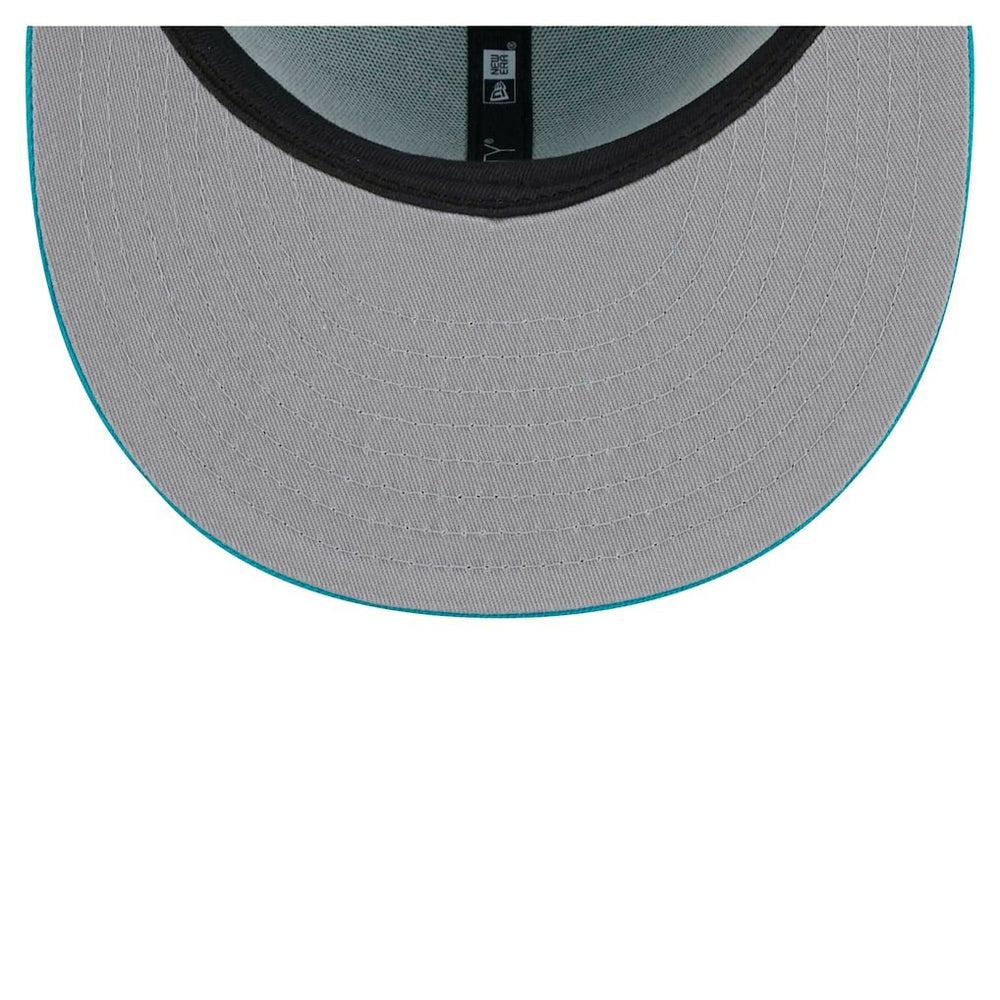 Miami Dolphins New Era Main Script 9FIFTY Snapback Hat Aqua | NFL