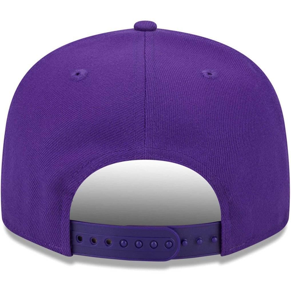 Minnesota Vikings New Era Main Script 9FIFTY Snapback Hat Purple | NFL
