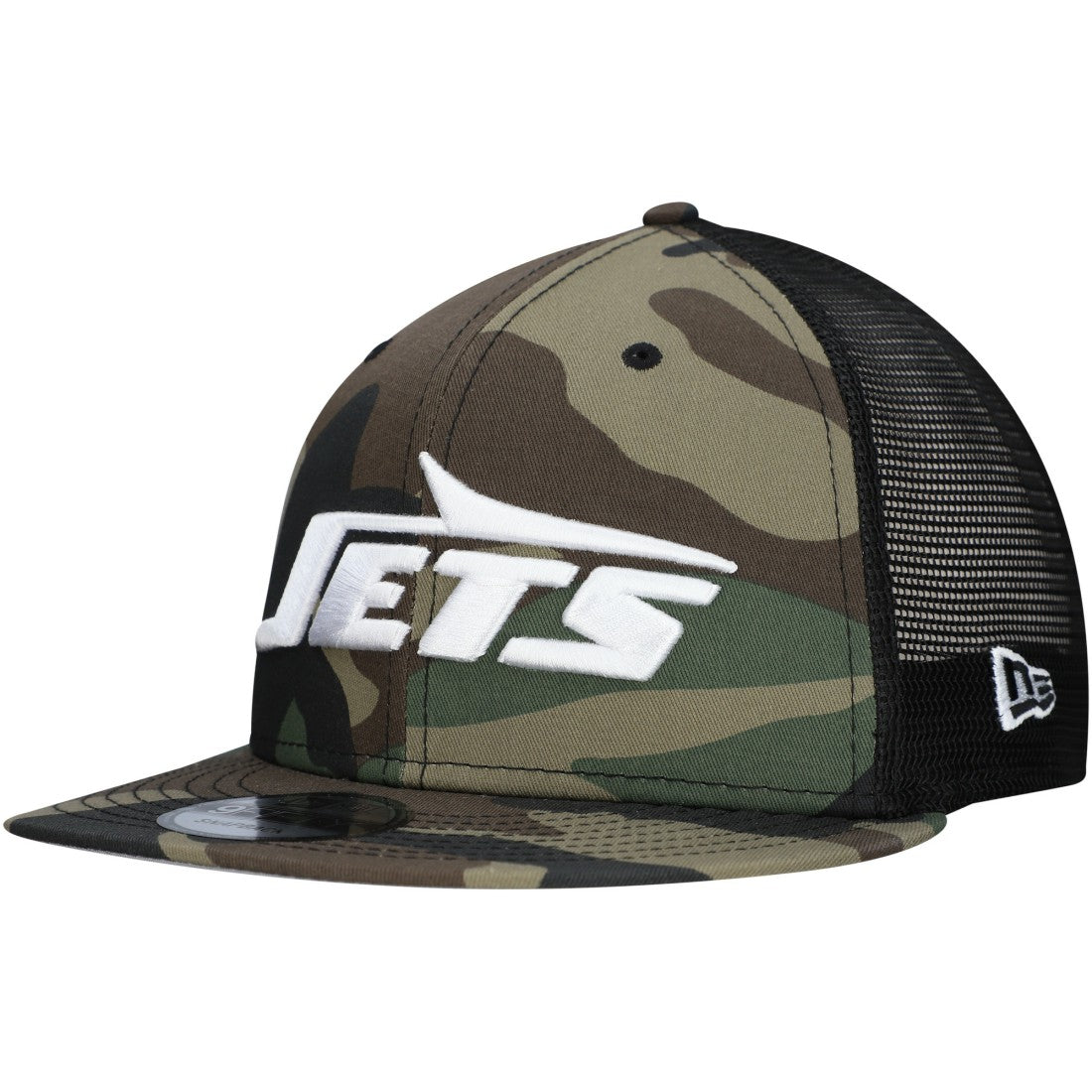 New York Jets New Era Main Trucker 9FIFTY Snapback Hat Camo | NFL