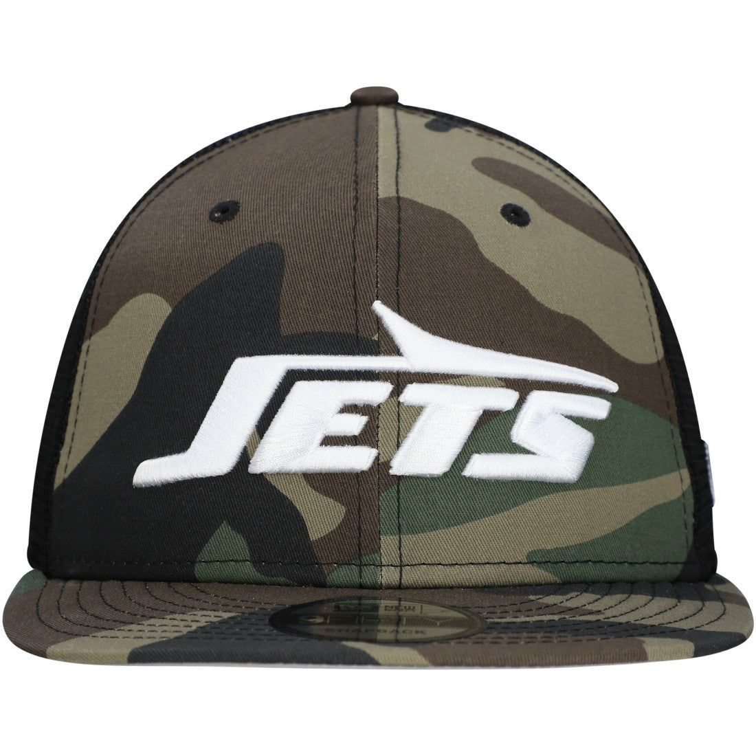 New York Jets New Era Main Trucker 9FIFTY Snapback Hat Camo | NFL