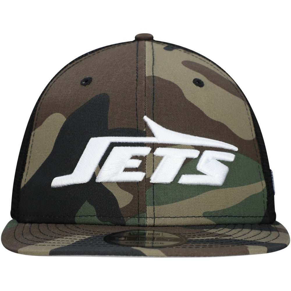 New York Jets New Era Main Trucker 9FIFTY Snapback Hat Camo | NFL
