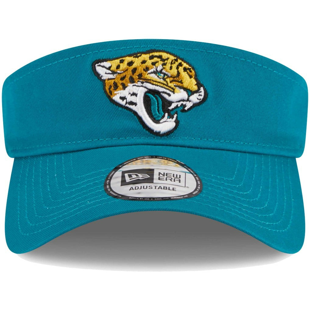 Jacksonville Jaguars New Era Main Adjustable Visor Teal | NFL