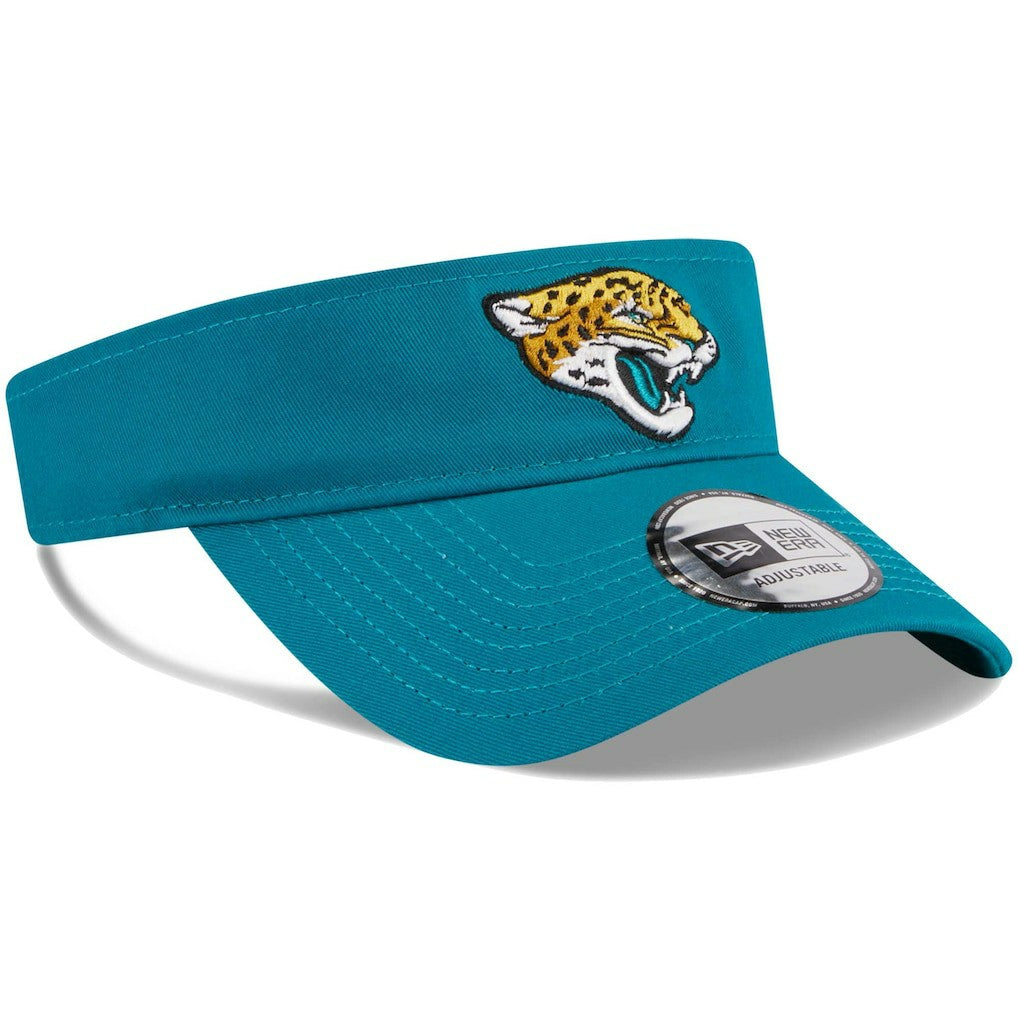 Jacksonville Jaguars New Era Main Adjustable Visor Teal | NFL